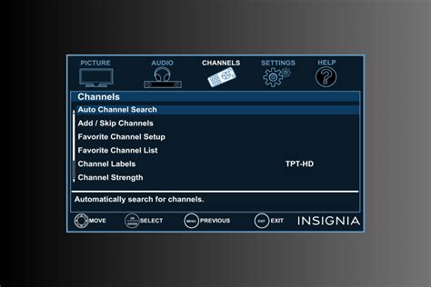 insignia tv channel scan problems.